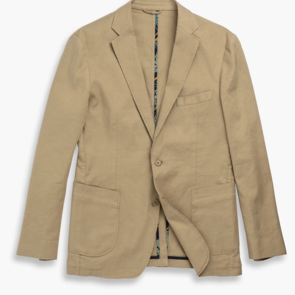 Rodd & Gunn Golden Court Linen & Cotton Sport Coat Mens Small - Picture 3 of 7